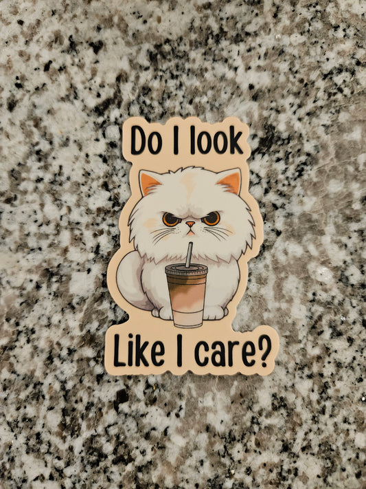 Do I look like I care?