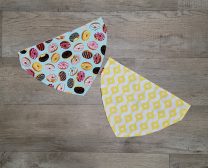 Donut & Yellow Flower Bandana