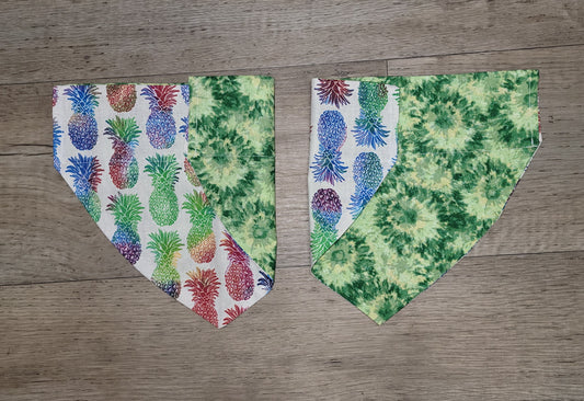 Pineapple & Tie-dye Bandana