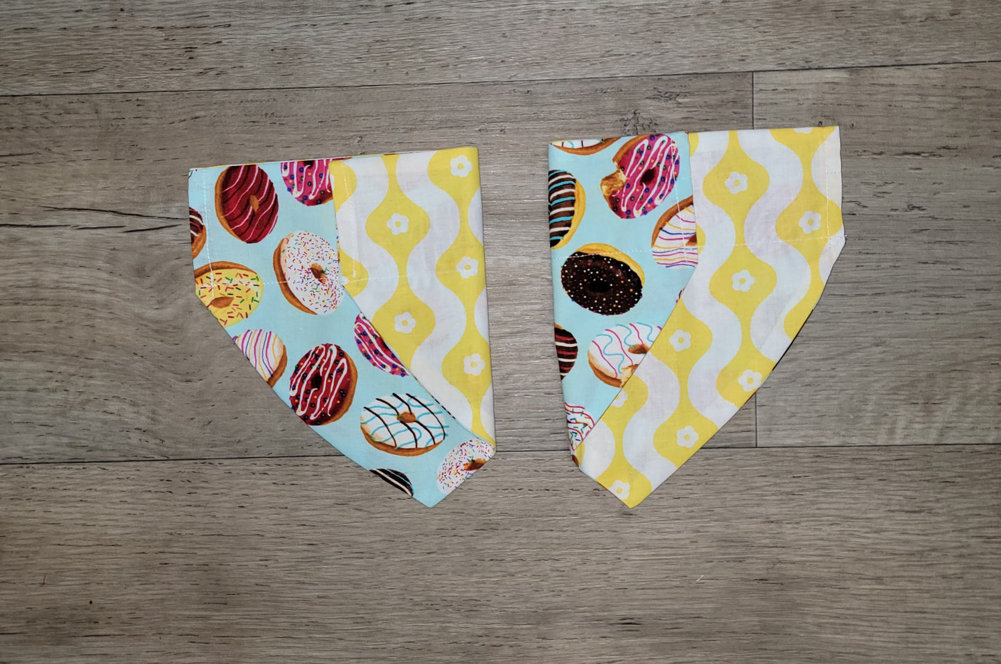 Donut & Yellow Flower Bandana